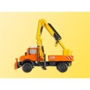 KIBRI 15005 UNIMOG mit Arbeitskran und Ko Massstab: H0