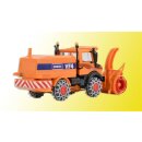 KIBRI 15011 UNIMOG Schneefräse mit Winter Massstab: H0