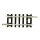 Fleischmann 22206 Gerade, 33,6 mm  Spur N