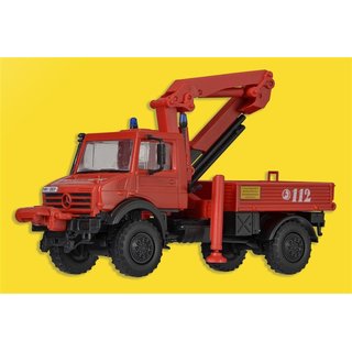 KIBRI 18271 FW Unimog mit Palfinger-Kran Massstab: H0