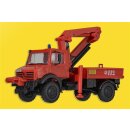 KIBRI 18271 FW Unimog mit Palfinger-Kran Massstab: H0