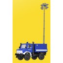 KIBRI 18467 UNIMOG THW mit Flutlichtmast Massstab: H0