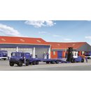 KIBRI 18476 Unimog mit 4achs Tieflader un Massstab: H0