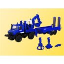 KIBRI 18478 MB Unimog mit Aufbaubagger + Massstab: H0