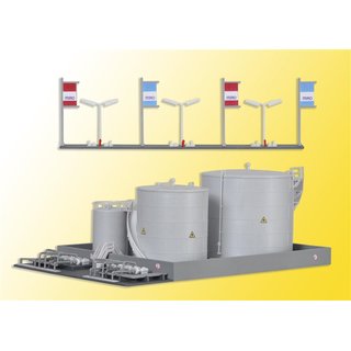 KIBRI 36726 Z Tankanlage ohne rollendes M Massstab: Z