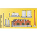KIBRI 36764 Z Shedhalle mit Schornstein u Massstab: Z