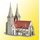 KIBRI 36818 Z Stadtkirche "Oberhofen-Goep Massstab: Z