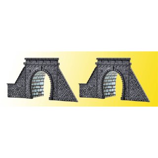 KIBRI 36900 2 Tunnelportale eingleisig mi Massstab: Z