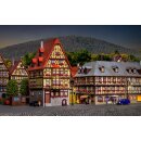 KIBRI 37101 NHohes Haus und Eckhaus Massstab: N