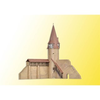 KIBRI 37109 N Rundturm mit Mauer " Marktb Massstab: N