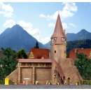 KIBRI 37109 N Rundturm mit Mauer " Marktb Massstab: N
