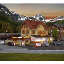 KIBRI 37114 N Gasthaus "Zur Eisenbahn" m. Massstab: N