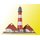 KIBRI 37300 NLeuchtturm "Westerheversand"mit Gebäude Massstab: N