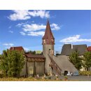 KIBRI 37364 N Stadtmauer mit Rundturm Massstab: N