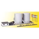 KIBRI 37467 N Zwei Hochtanks Miro mit Bue Massstab: N