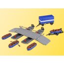 KIBRI 38135 H0Pontons mit Arbeitsbruecke Massstab: H0