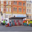 KIBRI 38143 H0 Deko-Set Fahrradstaender Massstab: H0