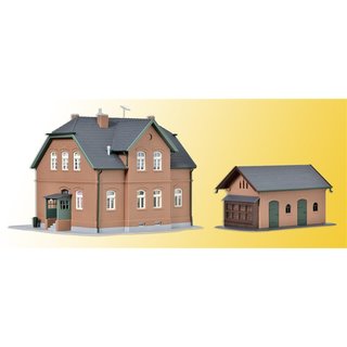 KIBRI 38192 H0 Werkswohnhaus "Bottrop" Massstab: H0