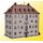 KIBRI 38357 H0 Mehrfamilienhaus mit Balko Massstab: H0