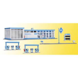 KIBRI 38541 H0 Aral Tankstelle Massstab: H0