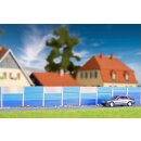 KIBRI 38623 H0 Schallschutzwand, Länge u.Höhe variab Massstab: H0