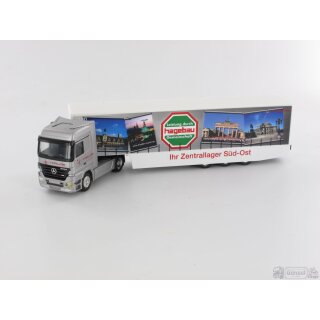 *Herpa 149020  Mercedes-Benz Actros LH Safeliner-Sattelzug Zentrallager Süd-Ost  Maßstab 1:87