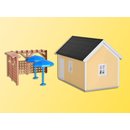 KIBRI 38658 H0 Gartenhaus zur Laubenkolonie Massstab: H0