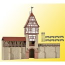 KIBRI 38914 H0 Stadtmauer mit Fachwerktur Massstab: H0