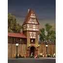 KIBRI 38914 H0 Stadtmauer mit Fachwerktur Massstab: H0
