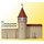 KIBRI 38914 H0 Stadtmauer mit Fachwerktur Massstab: H0