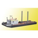 KIBRI 39156 H0 Arbeitsponton mit Bagger Massstab: H0