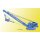 KIBRI 39156 H0 Arbeitsponton mit Bagger Massstab: H0