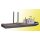 KIBRI 39156 H0 Arbeitsponton mit Bagger Massstab: H0