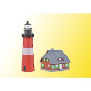 KIBRI 39166 H0 Leuchtturm, Hörnum Sylt Massstab: H0