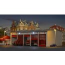 KIBRI 39219 H0 Fahrzeughalle Berufsfeuerwehr Massstab: H0