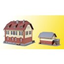 KIBRI 39315 H0 Eisenbahner Wohnhaus mit N Massstab: H0