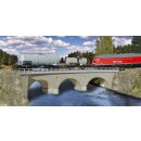 KIBRI 39723 H0 Steinbogenbruecke gebogen eingleisig Massstab: H0