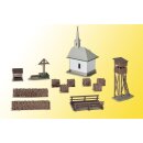 KIBRI 39780 H0 Kapelle mit Zubehör Hirschbichl Massstab: H0