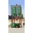 KIBRI 39931 H0 Doppelsilo SchwarzBau Massstab: H0