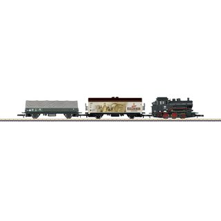 Märklin 81701 Spur Z Startpackung 230 Volt. Güterzug mit Gleisoval, Fahrgerät und entspr. Stromversorgung DB Ep. III-V Spur Z