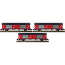 Fleischmann 834801 Spur N 3-tlg. Set Postwagen ptt Post