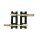 Fleischmann 22207 Gerade, 17,2 mm  Spur N