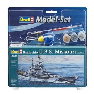 Revell 65128 Model Set Battleship USS Missouri Schlachtschiff  Maßstab 1:200