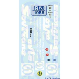 TL Decals 1985 Sovtransavto  Maßstab 1:120