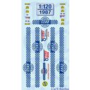TL Decals 1987 CSAD Beschriftungen  Maßstab 1:120
