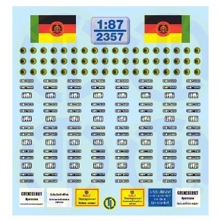 TL Decals 2357 Grenztruppen der DDR  Maßstab 1:87