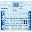 TL Decals 2378 DSR/Deutrans Beschriftungen  Maßstab...
