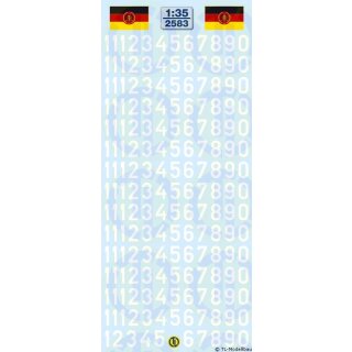 TL Decals 2583 Taktische Nummern NVA  Maßstab 1:35