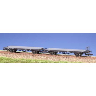 Schirmer 68100 2-er Set Flachwagen Linz ohne Bordwände DRG Ep. II Spur TT