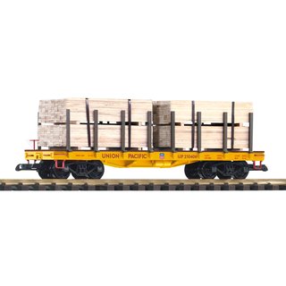 Piko 38757 Spur  G Flachwagen mit Holzladung UP